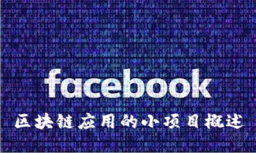 区块链应用的小项目概述