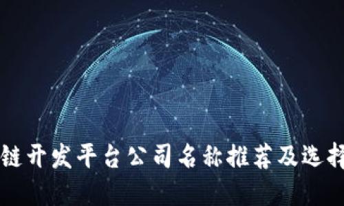区块链开发平台公司名称推荐及选择指南