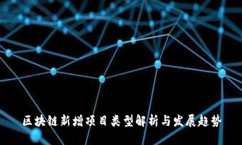 区块链新增项目类型解析与发展趋势